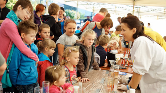 Piknik naukowy w Grodzisku