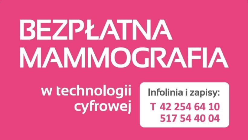 Bezpłatna mammografia